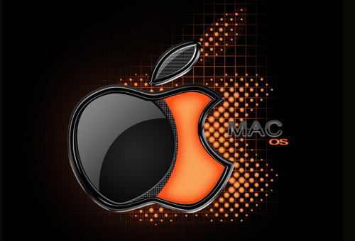 Логотип Mac OS X   Узнайте, как создать великолепные обои с логотипом Mac OS X
