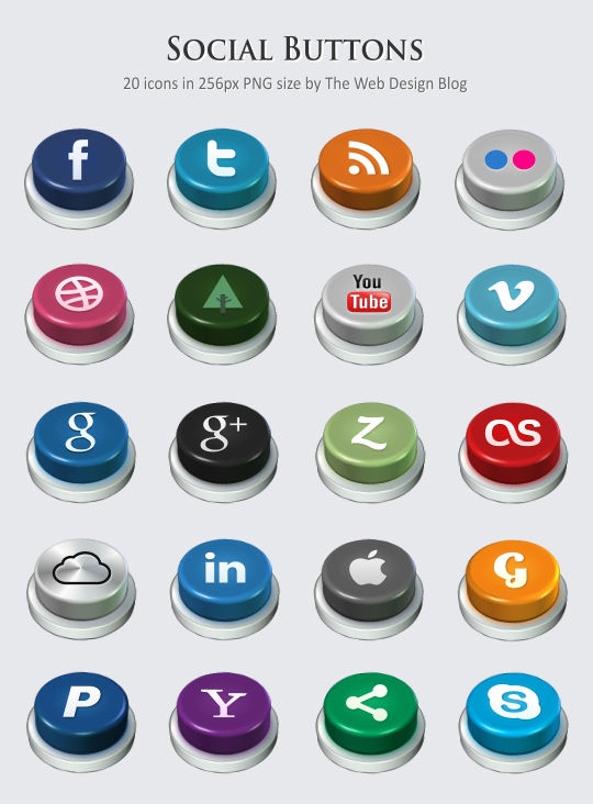 Кнопки можно бесплатно использовать как в личных, так и в коммерческих проектах, и они не требовать атрибуции